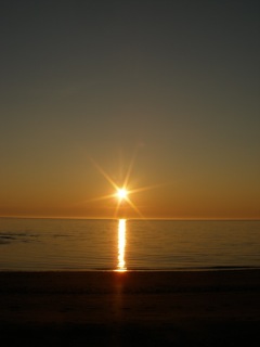 Sunset over the Gulf of St. Lawrence